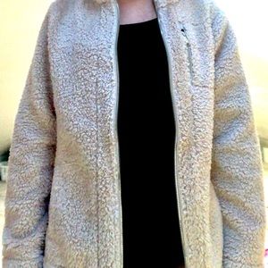 Calvin Klein Zip Up Fluffy sherpa